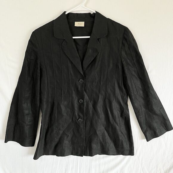 Sisley Women's Jacket Size 42 Small Medium Large Blue Denim Button Down Italy - Picture 1 of 10